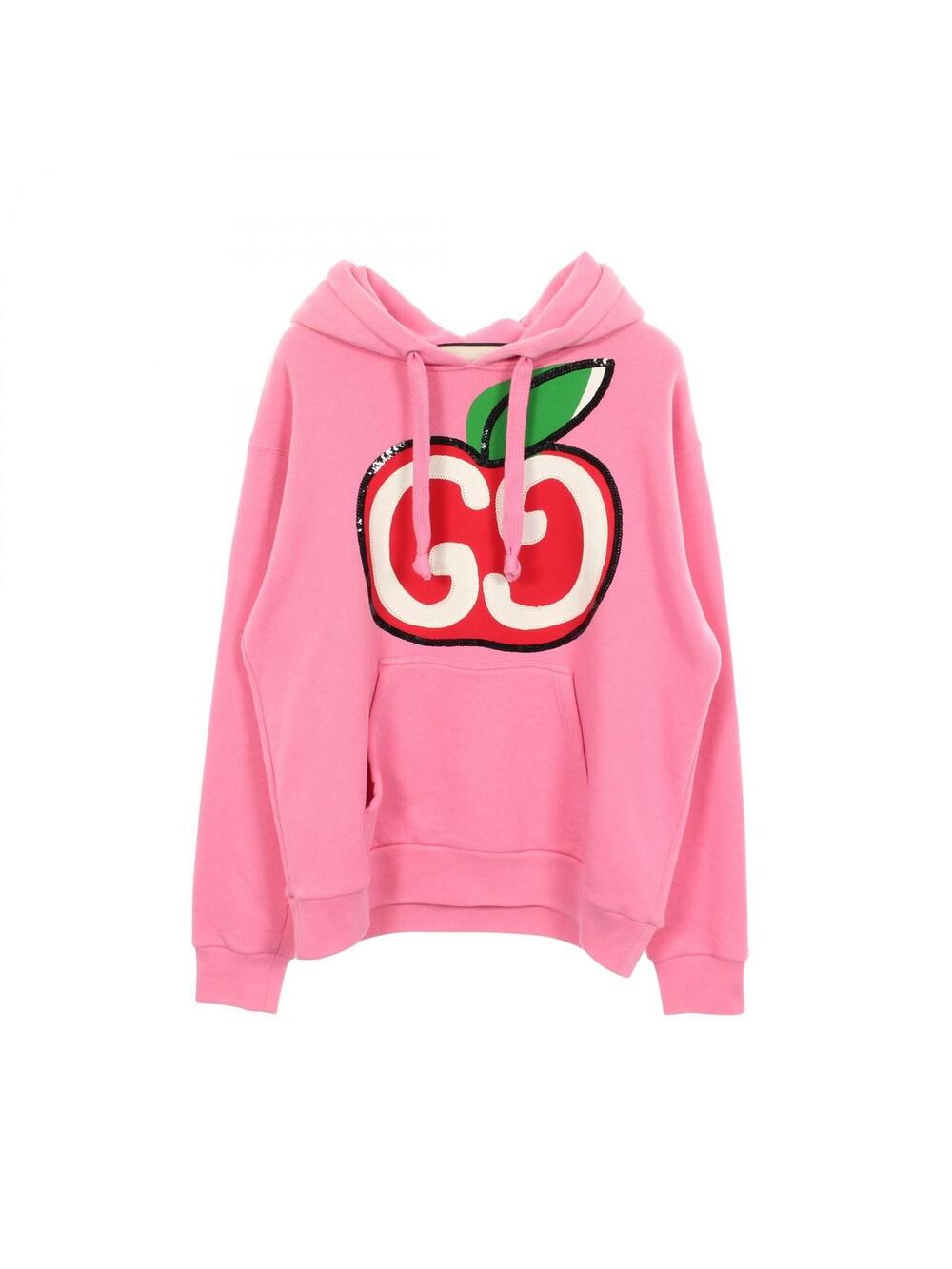Gucci Gg Apple Print Sequins Hoodie #365267G45B